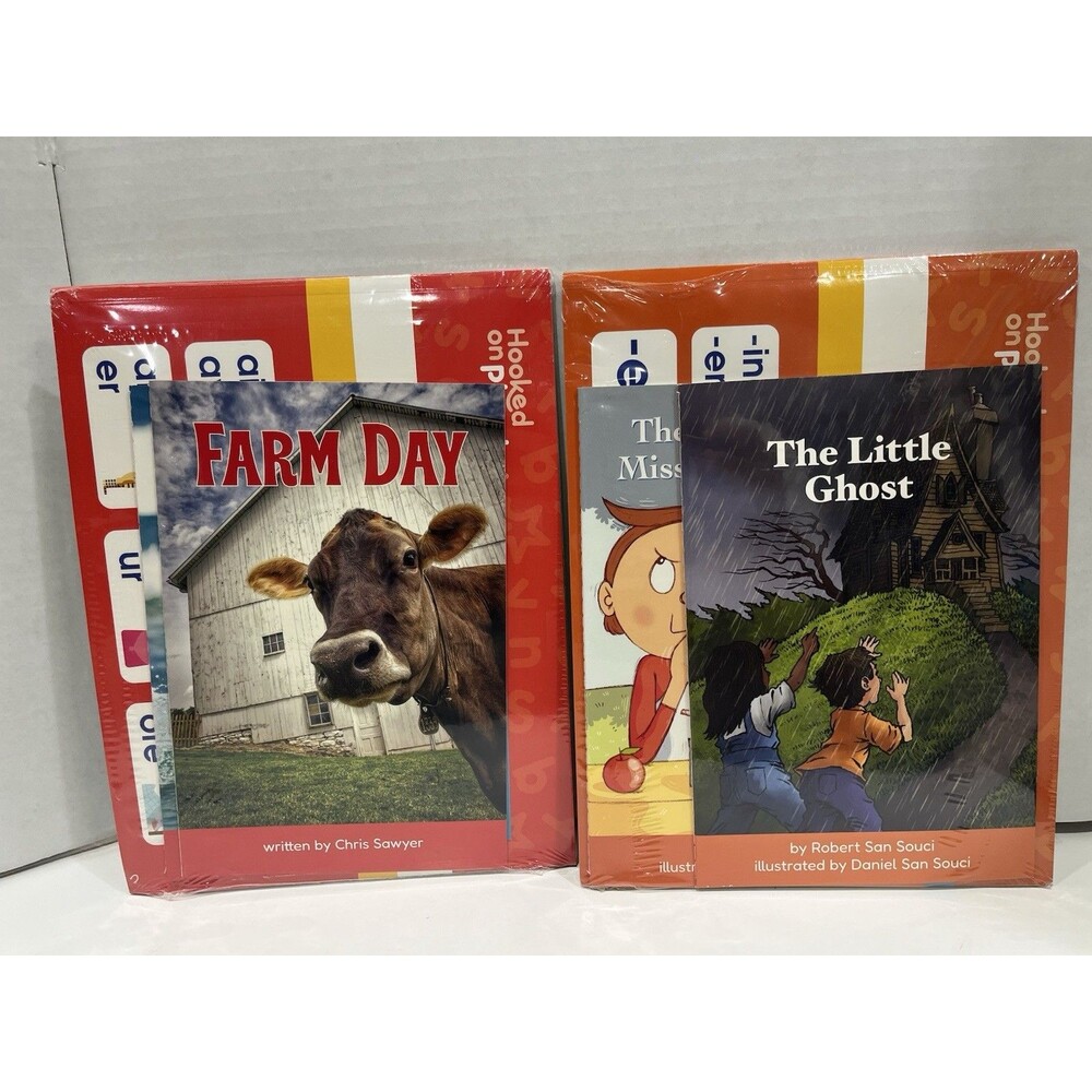 Hooked On Phonics 2 Piece Set Farm Day Little Ghost Books Learn To Read Books